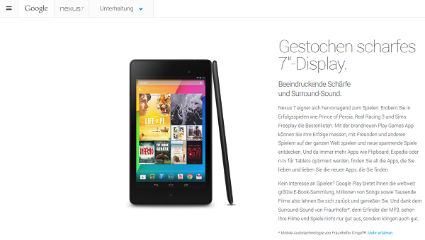 Der iPad-mini-Killer: Vorstellung des neuen Google Nexus 7