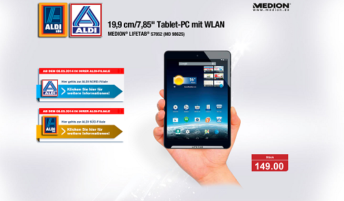 Medion Lifetab S7852 – Lohnt sich das Aldi-Tablet?